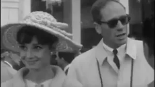 Audrey Hepburn at a horse race (1962)