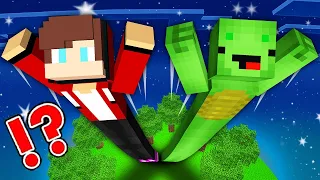 Mikey and JJ Get 9999% TALLER in Minecraft! (Maizen)