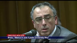 Etg - Omicidio Molteni, Brivio: "Manca in aula il padre di Daniela Rho"