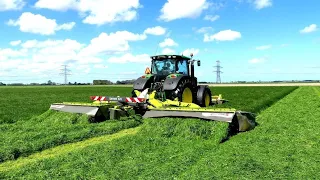 Maaien en inkuilen van start bij Loonbedrijf: Entjes B.V. Slochteren.