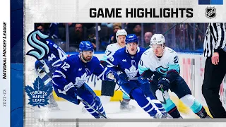 Kraken @ Maple Leafs 1/5 | NHL Highlights 2023
