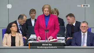 Bundestag würdigt Annemarie Renger und Wolfgang Schäuble