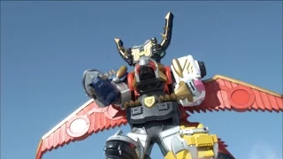 Enter Land Megazord (Land Gosei Great)