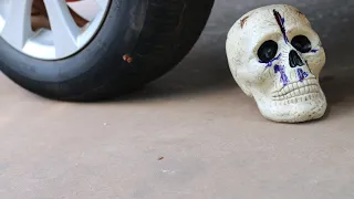 Experiment Car vs Skull Toys & Balloons | Crushing Crunchy & Soft Things by Car | Ex Show