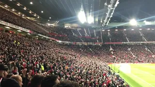 Old Trafford was fully packed in today's game.. #manchesterunited vs #leedsunited