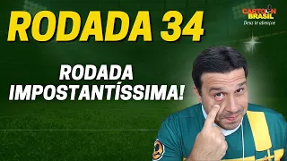 RODADA 34 - ANÁLISE, DICAS E ESCALAÇÃO - CARTOLA 2022