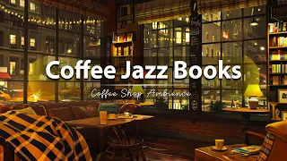 Night Jazz Music  - Jazz Music And Reading Books In The Rainy Evenings - Ambience In Shop Coffe