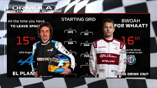 F1 2021 Starting Grid MEME!