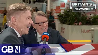 GB News broadcast INTERRUPTED by Peter Mandelson to praise channel - 'Keep going!'