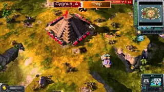 Trep(A) vs Cyngus(S) - Temple Prime - Red Alert 3