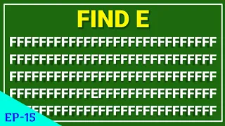 solve this if you are a genius | Find the odd Letter | Puzzle No-15