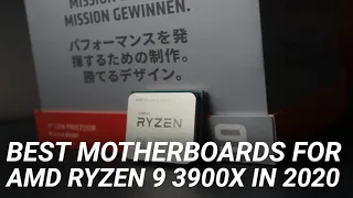 Best Motherboards for AMD Ryzen 9 3900X in 2020