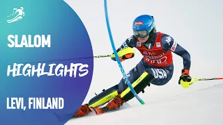 Mikaela Shiffrin makes back-to-back wins! | Levi | FIS Alpine