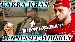 First Time EVER Hearing Cakra Khan! Tennessee Whiskey (Chris Stapleton Cover) REACTION