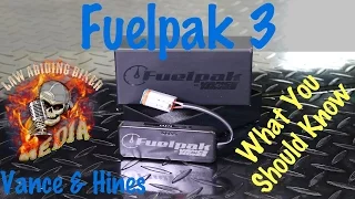 Fuelpak 3 Motorcycle Electronic Fuel Injection EFI Tuner Vance & Hines | Install Tutorial