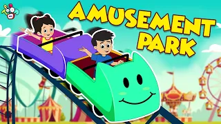 Amusement Park | Roller Coaster | Animated Stories | English Cartoon | Moral Stories | PunToon Kids