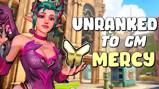 How to Climb in GOLD ⭐️ MERCY Unranked to GM - EP2 (Overwatch)