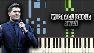 Michael Bublé - Sway - [Piano Tutorial] (Synthesia) (Download MIDI + PDF Scores)