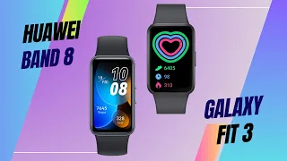 Samsung Galaxy Fit 3 Vs Huawei Band 8