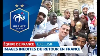 Images exclusives du retour des Bleus