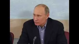 Путин в спортивном клубе "Самбо-70"