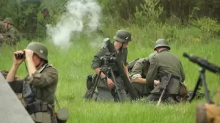 WW2 German Army 8cm Mortar Fire - GrossDeutschland