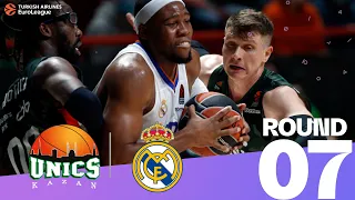 UNICS edges Real in a thriller! | Round 7, Highlights | Turkish Airlines EuroLeague