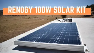 SIMPLE RV SOLAR SETUP: Installing Renogy 100 Watt Solar Kit & Inverter