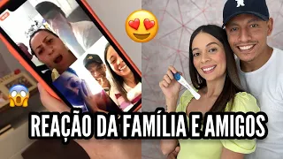 CONTANDO A GRAVIDEZ PARA A FAMÍLIA E AMIGOS 🥰❤️