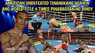 🇵🇭 American Undefeated Tinangkang Agawin Ang World Title 4Times Pinabagsak Ng Pinoy