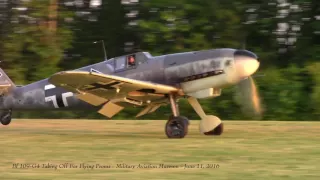 Bf 109G4 Takeoff