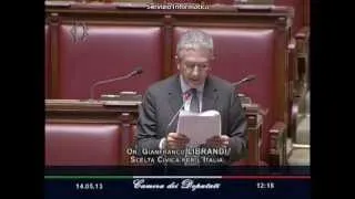 GIANFRANCO LIBRANDI intervento alla Camera Dei Deputati