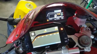 AIM MXS 1.2 strada on EBR 1190rx demo #2