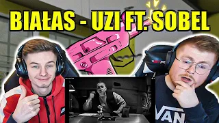 SOBEL WENT CRAZY IN THIS!! BIAŁAS - UZI FT. SOBEL - ENGLISH AND POLISH REACTION