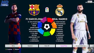 PES 2020 | EL CLASICO - Barcelona vs Real Madrid | Amazing Goals | Messi vs Hazard | Gameplay PC