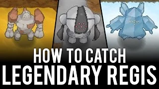 How to Unlock and Encounter the Legendary Regis - Pokémon Omega Ruby & Alpha Sapphire: How