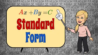 Standard Form - How to Rewrite a Linear Equation | HS.A.CED.A.2 🖤