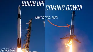 Why do SpaceX rockets take off white and come back black and white?