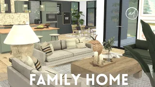 FAMILY HOME with Twins & Newborn || Sims 4 || CC SPEED BUILD + CC List