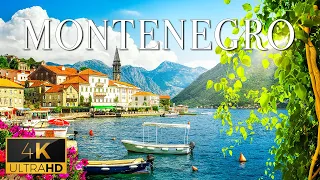 FLYING OVER MONTENEGRO (4K UHD) - Relaxing Music With Stunning Beautiful Nature Film For Reading