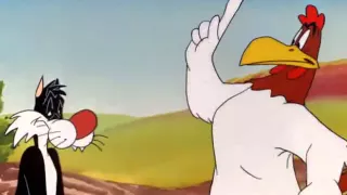 Sylvester shuts up rooster