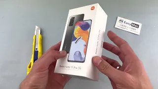 Xiaomi Redmi Note 11 Pro 5G unboxing | розпаковка та огляд комплекту | easymac.com.ua