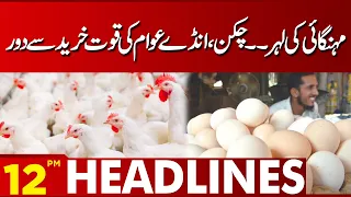 Chicken, eggs out of public purchasing power | Lahore News Headlines 12 PM | 09 Oct 2023