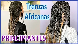 TRENZAS AFRICANAS CON EXTENSIONES - Principiantes