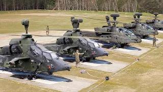 Most Feared US & European Attack Helicopters Take Off Together For Crazy Drills