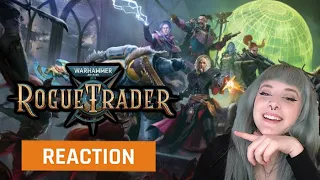 My reaction to the Warhammer 40K: Rogue Trader Official Reveal Trailer | GAMEDAME REACTS