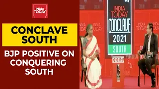 Our Alliance Will Form Govt In Puducherry, Tamil Nadu And Kerala: Nirmala Sitharaman| Conclave South