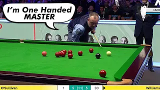 Mark Williams One Handed Escape In Deciding Frame Against Ronnie O'Sullivan