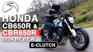 2024 Honda CBR650R and CB650R (EClutch) Review - how does it work?