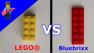 TEST: Lego vs. Bluebrixx / Bluebrixx Qualität im Vergleich zu Lego Klemmbausteinen!